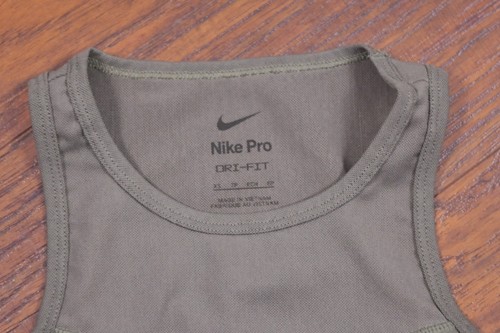 Nike Pro Dri-Fit Graphic Cropped Training Tank Top Green Women's XS - Picture 3 of 3
