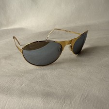 Vintage HELIOS by GARGOYLES USA Gold Tone Sport Sunglasses made In Italy
