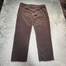 Mavi Pants Mens 38x32 Brown Corduroy Chino Regular ZACH Straight Leg 5-Pocket