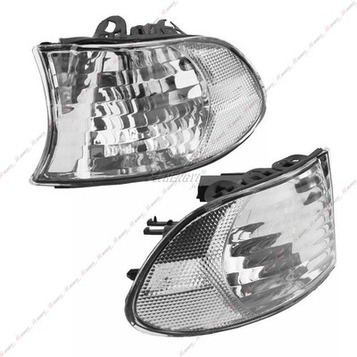 2X Front Turn Signal Indicator Clear Front Set For BMW 7 Series E38 LCI Facelift 1998-2001