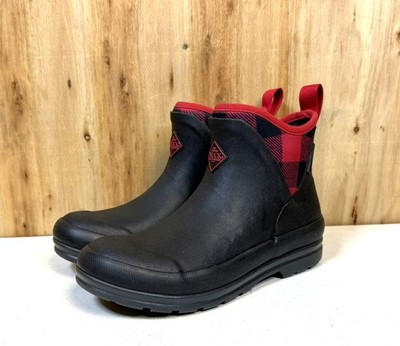Muck Rubber Ankle Boots Women's SIZE 6 Waterproof Originals Plaid OAW6-PLD (V)