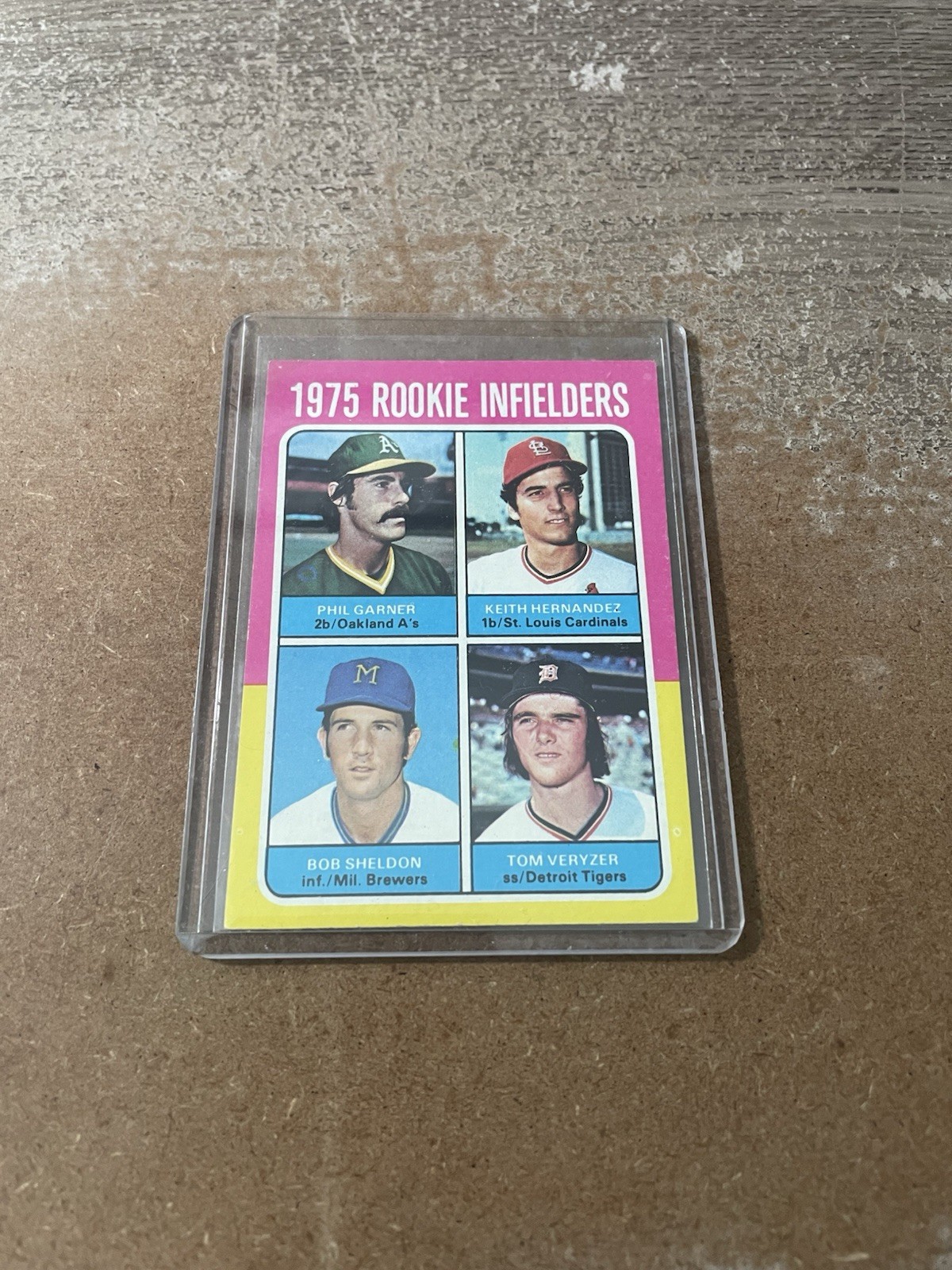 1975 Topps Rookie Infielders Keith Hernandez, Phil Garner, Tom Veryzer #623 (RC)