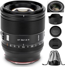VILTROX 56mm Pro E-Mount F1.2 APS-C Autofocus Large Aperture Prime Lens for Sony