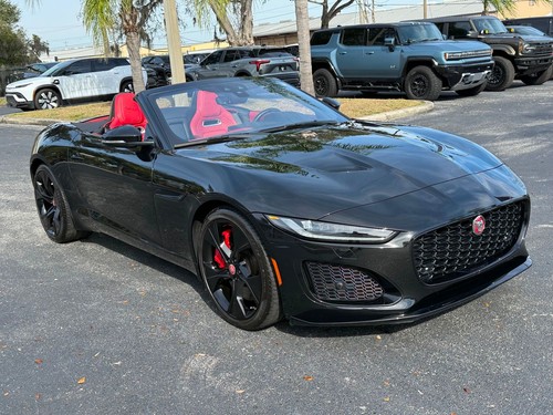 2023 Jaguar F-TYPE JAGUAR F-TYPE V8 5.0 SUPERCHARGED RED TOP/LEATHER