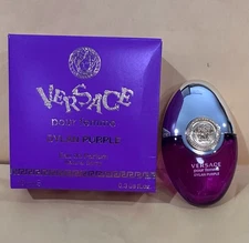 VERSACE DYLAN PURPLE for Women Travel Spray 0.3 oz 10 ml Eau de Parfum NEW