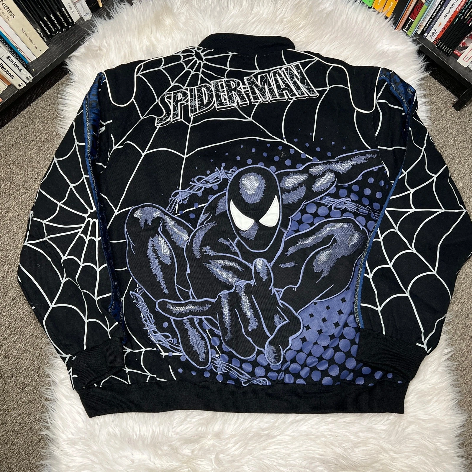 MARVEL SPIDERMAN SYMBIOTE JACKET  BLACK