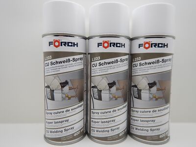 3x SCHWEIß SPRAY CU L233 VERSIEGELUNG SCHWEIßPUNKTE PUNKT SCHUTZGASSCHWEIßEN 