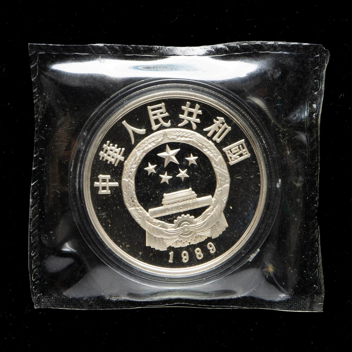 ユアンページ 1989 China UNICEF 70th Anniver 5 Yuan 22g Panda Silver Coin