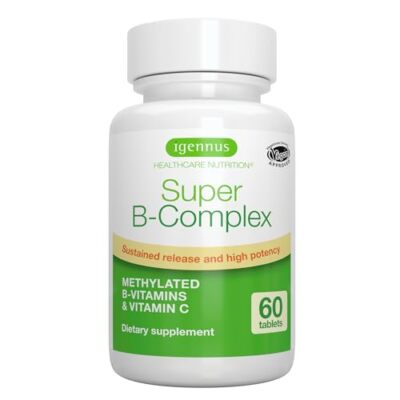 	Super B-Complex   Methylated Sustained Release B Complex & Vitamin C Folate	