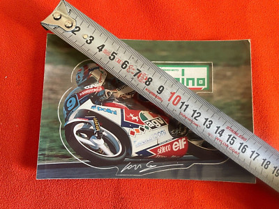 1990 LORIS CAPIROSSI HONDA 125 ORIGINAL POSTCARD