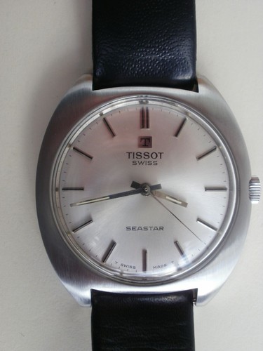 Tissot Seastar mechanical cal.781-1 steel new old stock vintage wrist watch - Picture 13 of 21