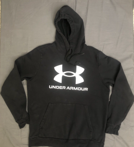 Under Armour Mens Size large Big Logo Hoodie Black