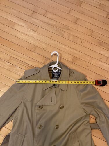 Burberry Vintage Classic Haymarket House Check Trench Coat Size 48 (XL) Men’s - Picture 18 of 24