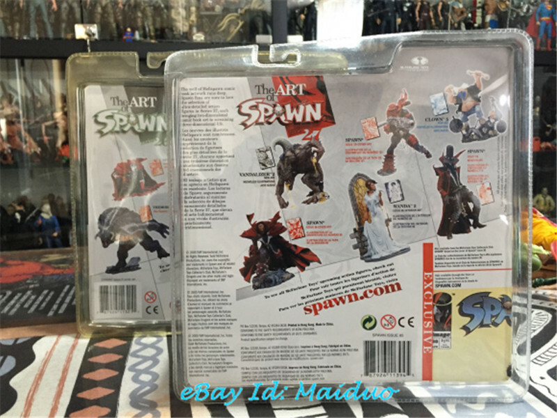 The art of Spawn Red Figure Serious 27 McFarlane Collections With