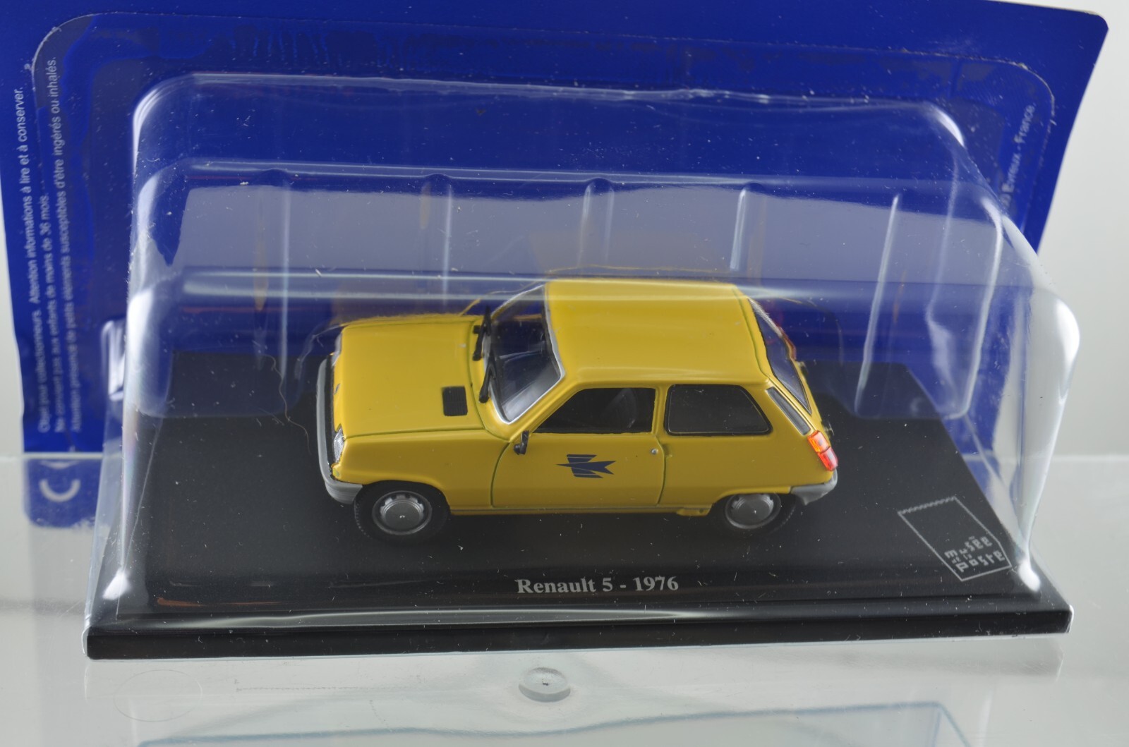 Renault 5 1976 Postes miniature 1/43 Norev jaune en métal pour collectionneur PTT