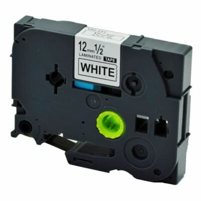 Label Tape For Brother TZ-231 TZe-231 P-Touch Black On White 12mm x 8m TZ231