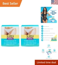 Surgi Microwave Hard Wax Kit - Gentle Hair Removal for Bikini & Sensitive Areas