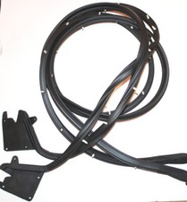 New 1966 To 1967 Lincoln Continental 2-door Hardtop Door Weatherstrips 1 Pair