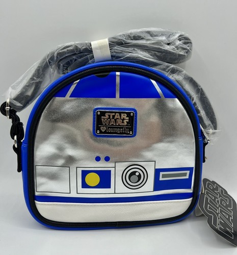 Disney Star Wars Loungefly R2-D2 Crossbody Bag Purse Droid R2D2 - Picture 2 of 5