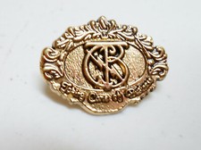  Elvis Pin Taking Care of Business Goldtone 