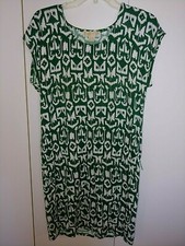 MICHAEL KORS LADIES DROP-WAIST SOFT STRETCH RAYON KNIT DRESS-L-WORN 1-COMFY/COOL