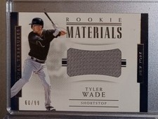 TYLER WADE 2018 Panini National Treasures Materials Jumbo RC Jersey YANKEES /99