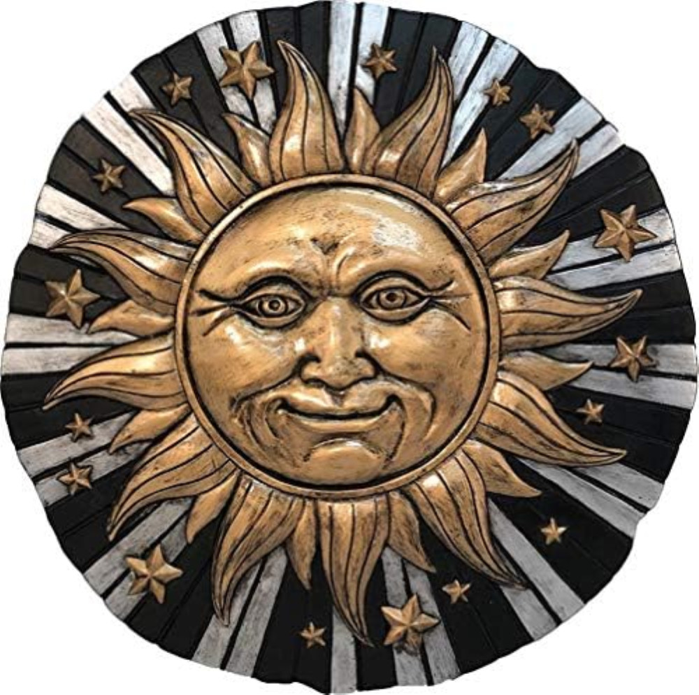 Placca Decorativa Sole Spoontiques - Pietra da Parete e Giardino