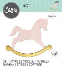 Sizzix Bigz Rocking Horse die #665349 Retail $19.99 Cuts Fabric, by Olivia Rose