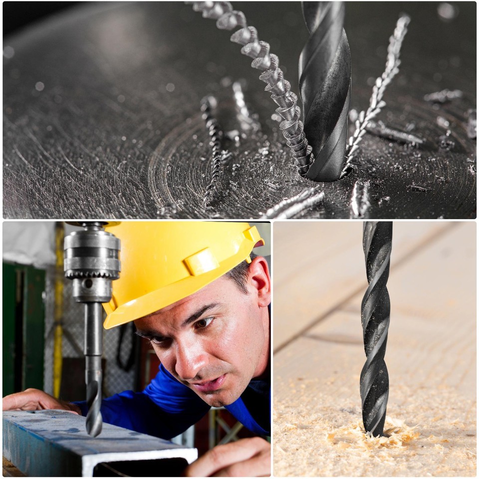 Reduced Shank Drill Bit High Speed Steel HSS Oxide with 1/2 Inch ...