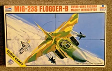 ESCI MIG-23S Flogger B, Swing Wing, SC-4022, 1/48, circa 1979, OPEN, COMPLETE