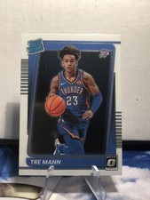 Tre Mann 2021-22 Donruss Optic Basketball Rated Rookie Base Set #168 OKC Thunder