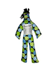 Dammit Doll 13" Blue Green Citrus Fruit Plush Stress Relief