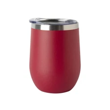 Wine Tumbler 12oz with Sip Lid Double Wall Stainless Steel Insulated wine glass 