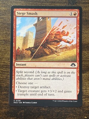Siege Smash 0136 Modern Horizons 3 MH3 MTG Magic The Gathering S1217*