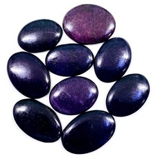9 Pcs Natural Purple Stichtite 32-39mm Loose Pendant Size Cabochon Gemstones