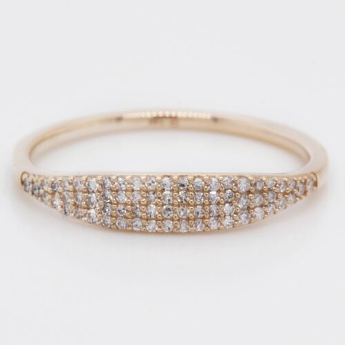 Zarter Diamantring - 0,50 TCW gefasst in 14k - Bild 2 von 4