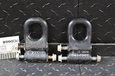 03-07 Hummer H2 Front Black Tow Hooks Pair Lh Rh Oem