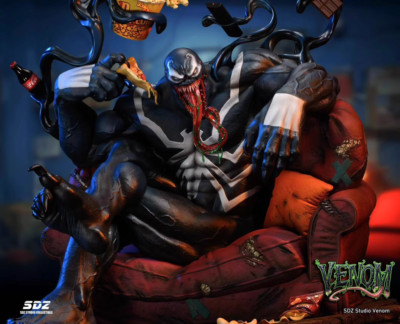 SDZ Studio Venom Resin Statue Sofa Throne Model 1/6 Scale H37cm Hot