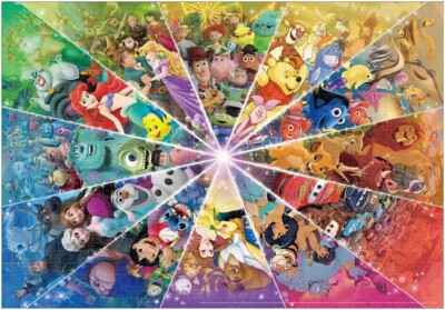 Tenyo Disney Farbkreis (Disney&Disney/Pixar) 1000 Teile Puzzle DP-1000-870
