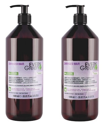DIKSON EVERY GREEN DAMAGED HAIR SHAMPOO + CONDITIONER 1000ML DAMAGED HAIR
