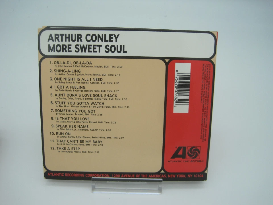 CD - ARTHUR CONLEY - MORE SWEET SOUL  (Atlantic 7567-80768-2) - Bild 2 von 3