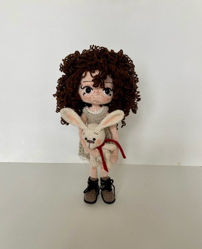 Amigurumi Puppe, Häkelpuppe, Kunstpuppe, gehäkelte Puppe, Handarbeit, Unikat, - Bild 7 von 10