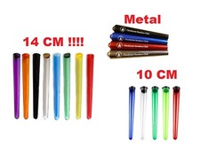 METAL AIR-TIGHT ROLL UP FRESH HOLDER KINGSIZE CIG  CONE TUBE XL 14cm