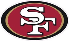 San Francisco 49ers Football Vinyl Decal Sticker Car Truck Bumper Tumbler Mug