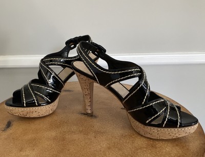 prada cork heels
