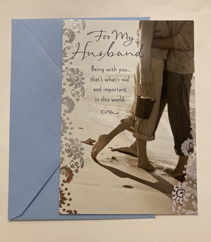 Happy Anniversary Greeting Card For My Husband 5”x7” Hallmark I Love You - Picture 3 of 4