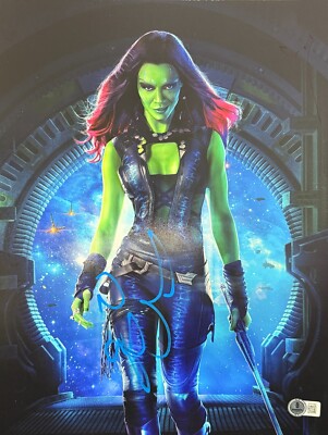 Zoe Saldana Signed 11x14 Photo Guardians of the Galaxy Marvel