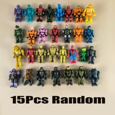 Random 15 HALO Mega Bloks Construx Unsc Elite Spartan Marine Old Joint