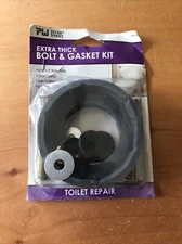 Plumb Works Extra Thick Bolt & Gasket Kit - Toilet Repair, NEW