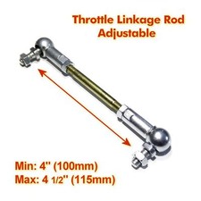 Universal Adjustable Throttle Linkage Rod 4 Swivel Ball Joint Weber Carburetor Universal Adjustable Throttle Linkage Rod 4 Swivel Ball Joint Weber Carburetor